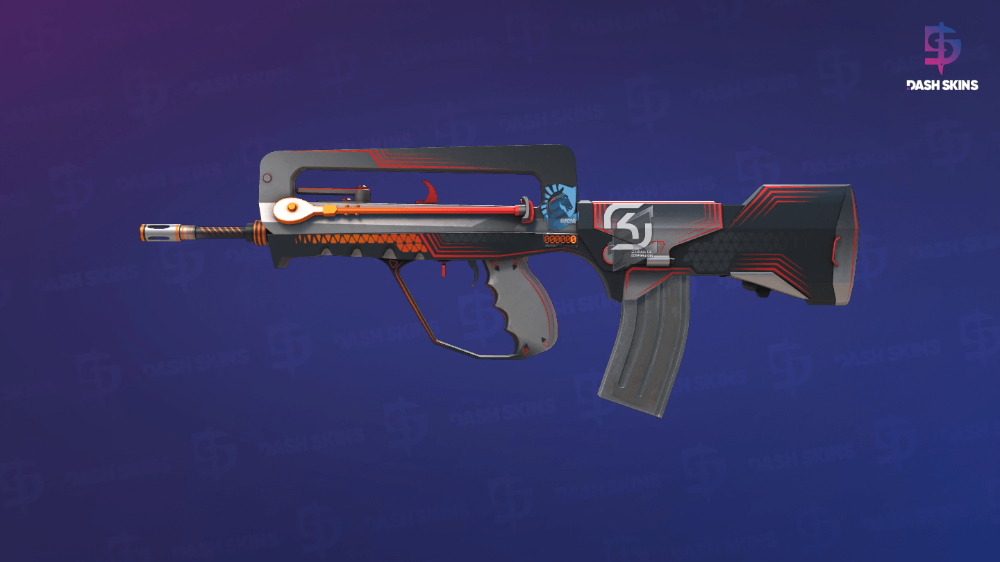 StatTrak™ FAMAS | Valence (Minimal Wear) Screenshot Playside