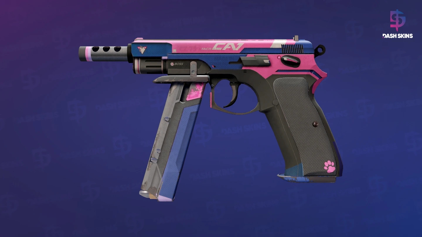 CZ75-Auto | Tacticat (Field-Tested) Screenshot Playside