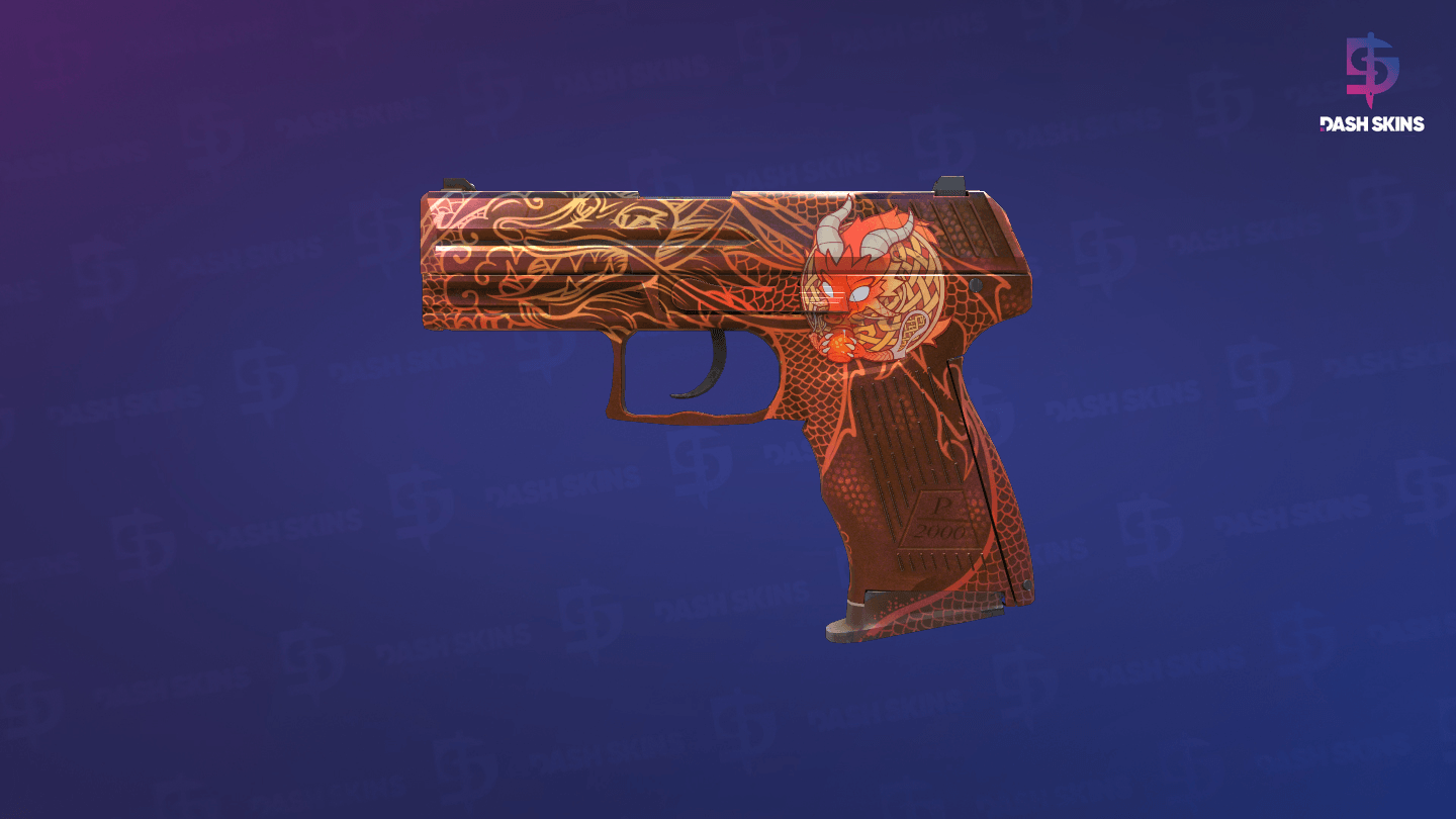 P2000 | Imperial Dragon (Minimal Wear) Screenshot Playside