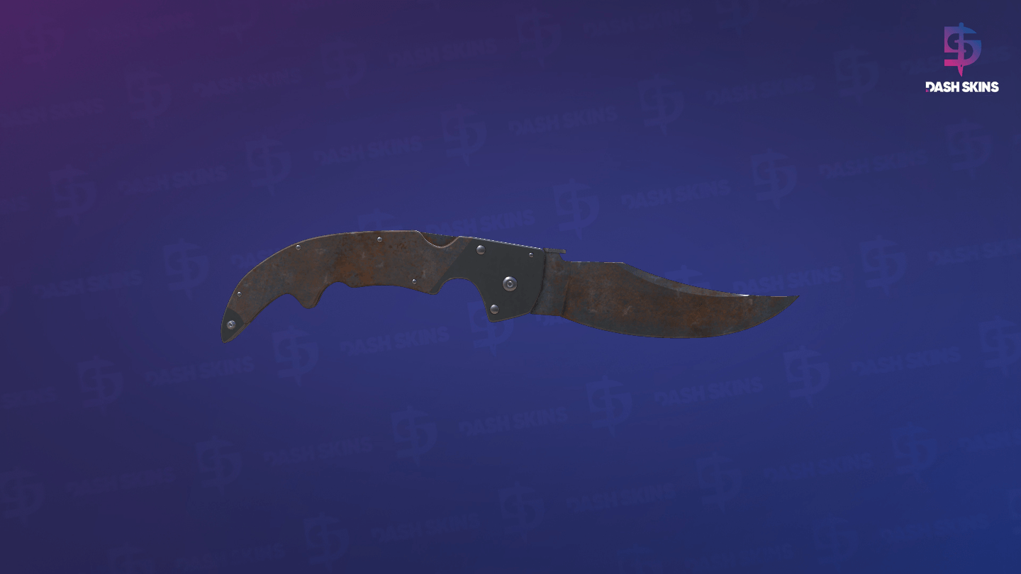 ★ Falchion Knife | Rust Coat (Battle-Scarred) Screenshot Playside