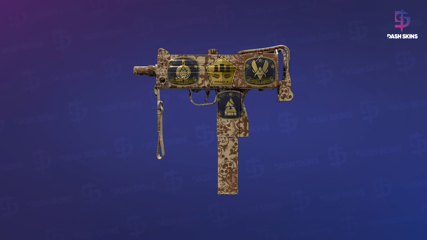 Souvenir MAC-10 | Sienna Damask (Factory New) Screenshot Playside