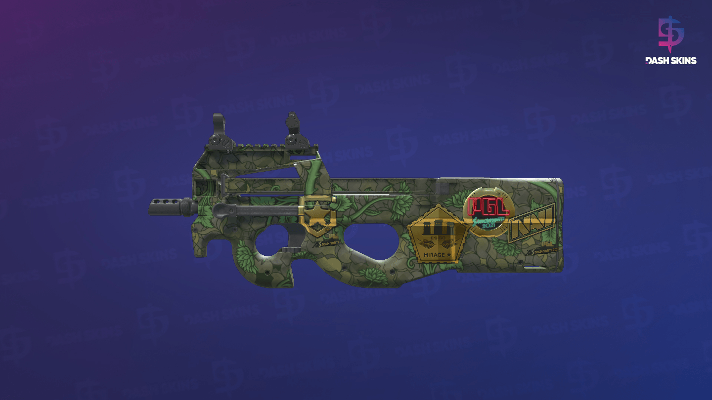 Souvenir P90 | Verdant Growth (Factory New) Screenshot Playside