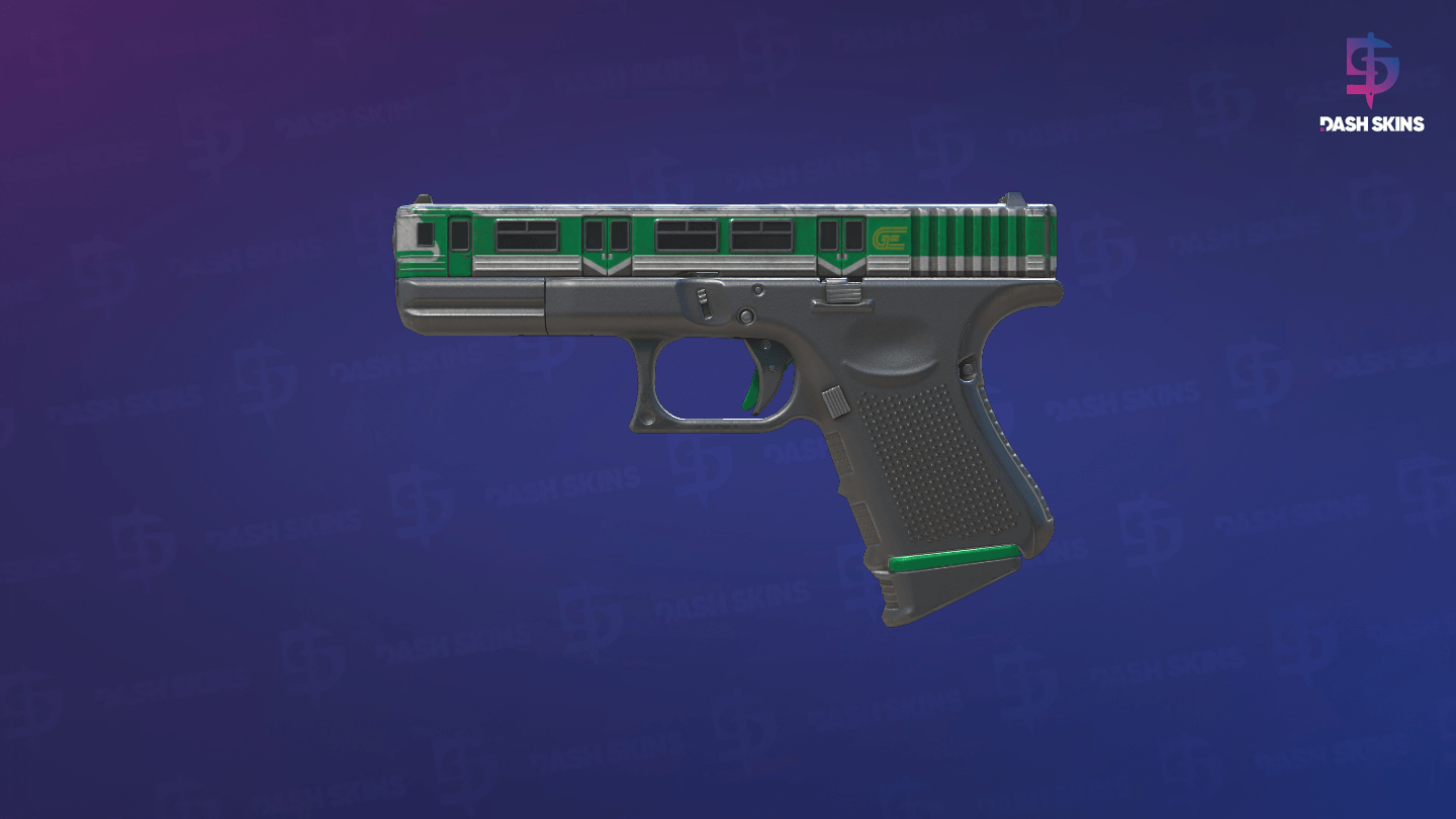 Glock-18 | Green Line (Minimal Wear) Screenshot Playside