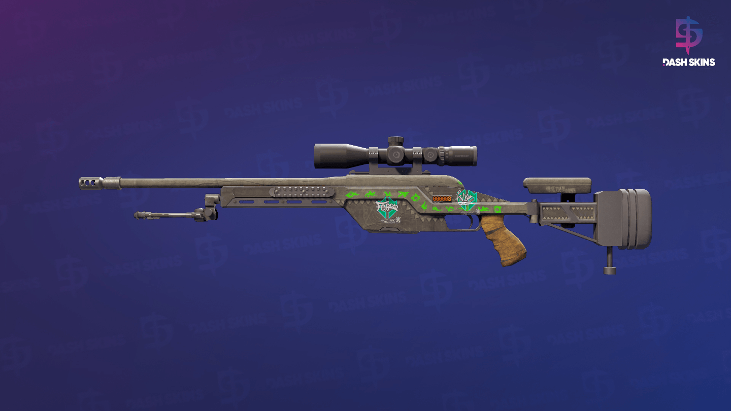 StatTrak™ SSG 08 | Necropos (Minimal Wear) Screenshot Playside