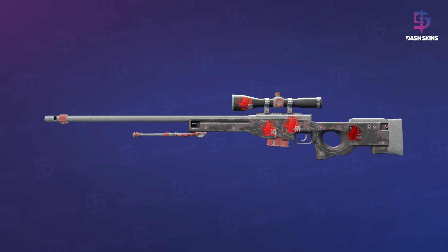 AWP | Capillary (Well-Worn) Screenshot Playside