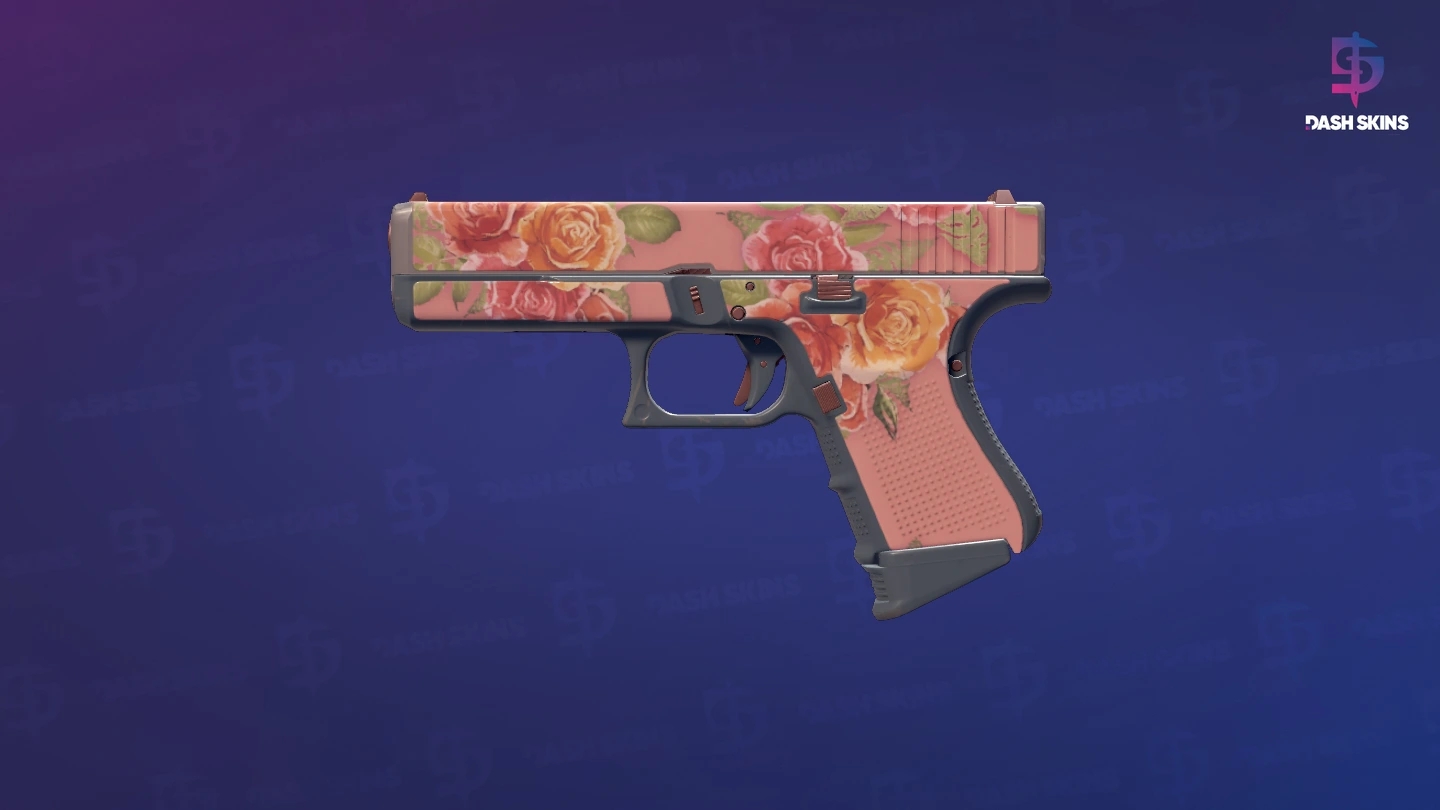 Glock-18 | Coral Bloom (Minimal Wear) Screenshot Playside