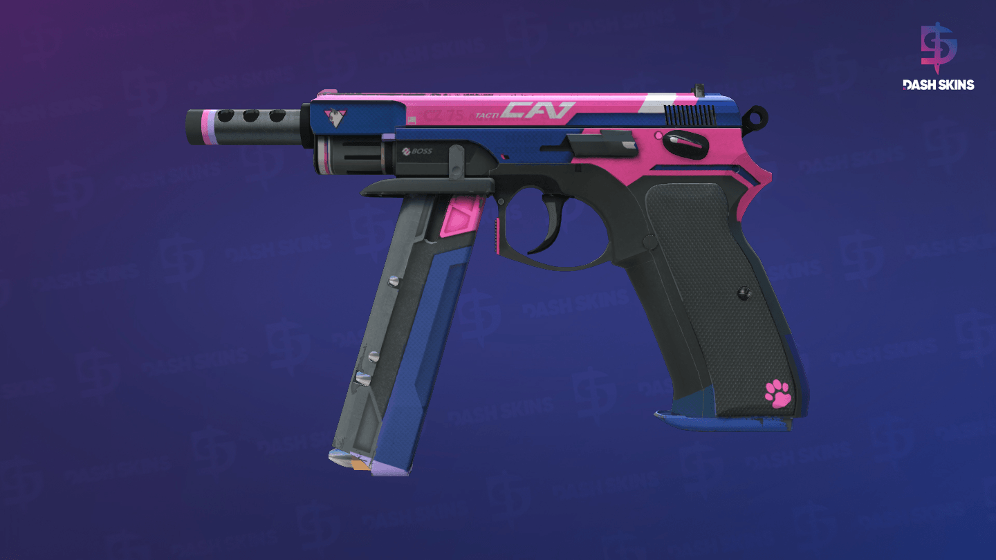 CZ75-Auto | Tacticat (Minimal Wear) Screenshot Playside