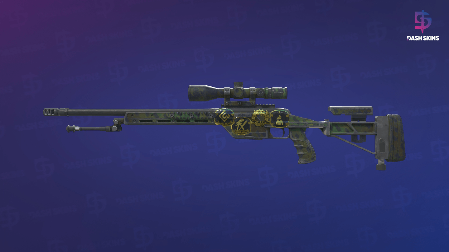Souvenir SSG 08 | Jungle Dashed (Field-Tested) Screenshot Playside