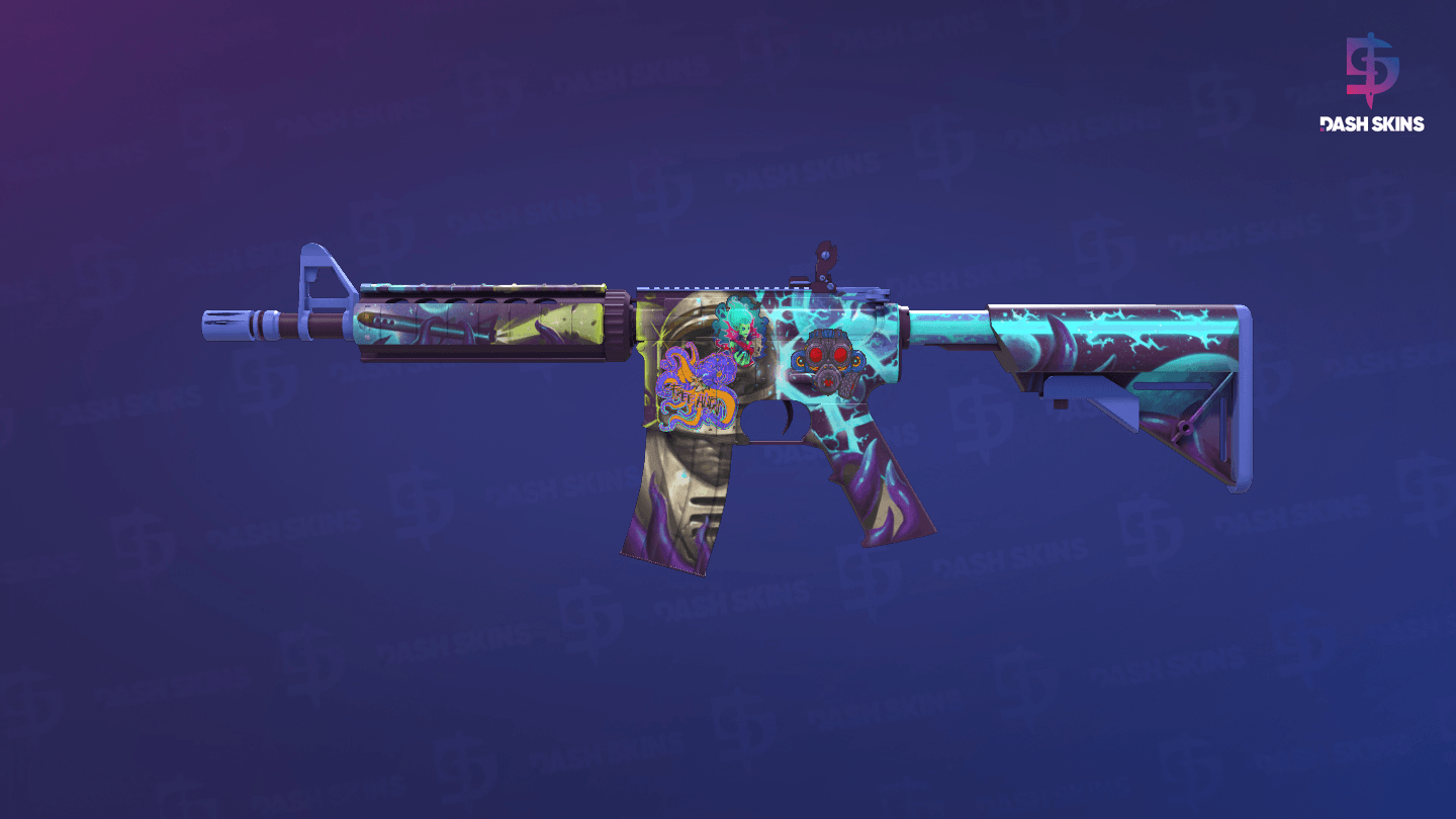 M4A4 | Desolate Space (Minimal Wear) Screenshot Playside