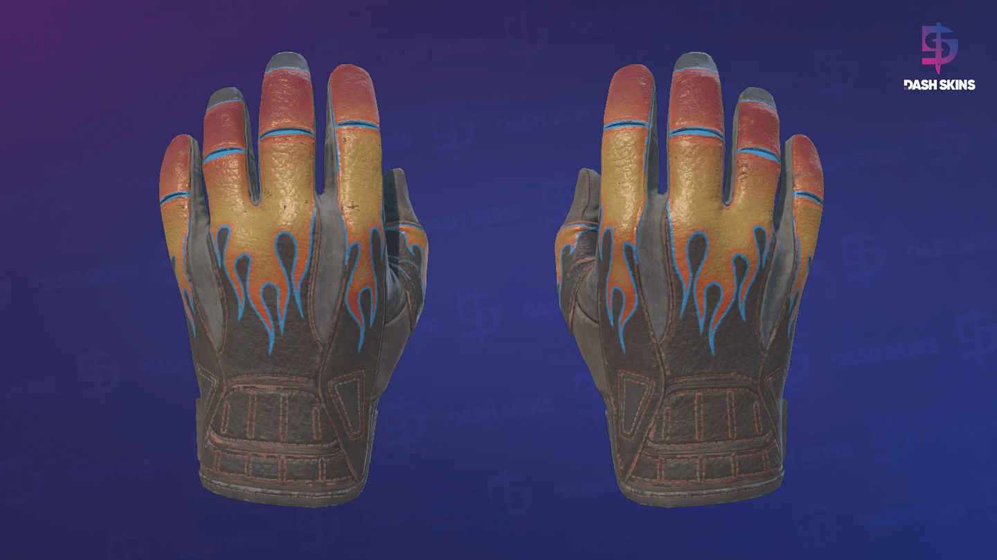 ★ Sport Gloves | Blaze (Well-Worn) Screenshot Playside