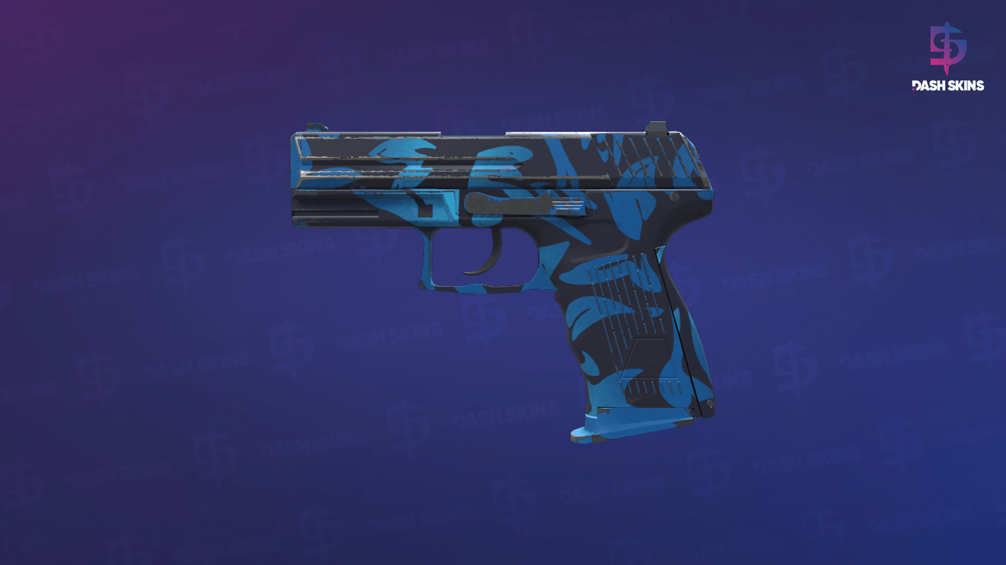 P2000 | Oceanic (Minimal Wear) Screenshot Playside