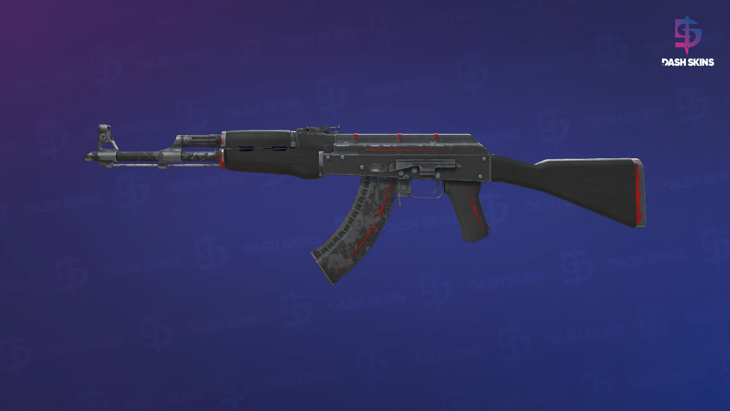 AK-47 | Redline (Well-Worn) Screenshot Playside