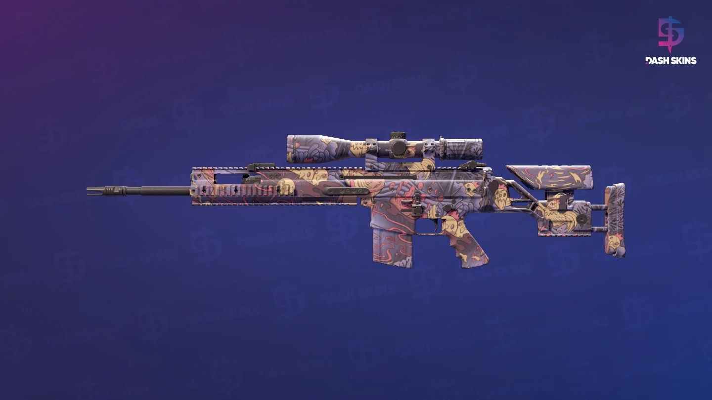 SCAR-20 | Poultrygeist (Factory New) Screenshot Playside