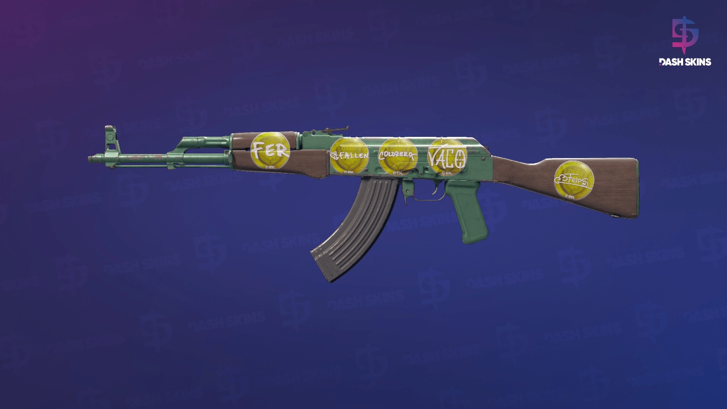 AK-47 | Wintergreen (Field-Tested) Screenshot Playside
