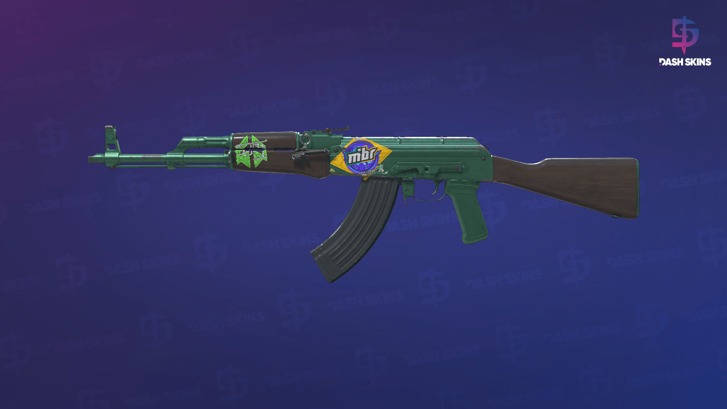 AK-47 | Wintergreen (Field-Tested) Screenshot Playside