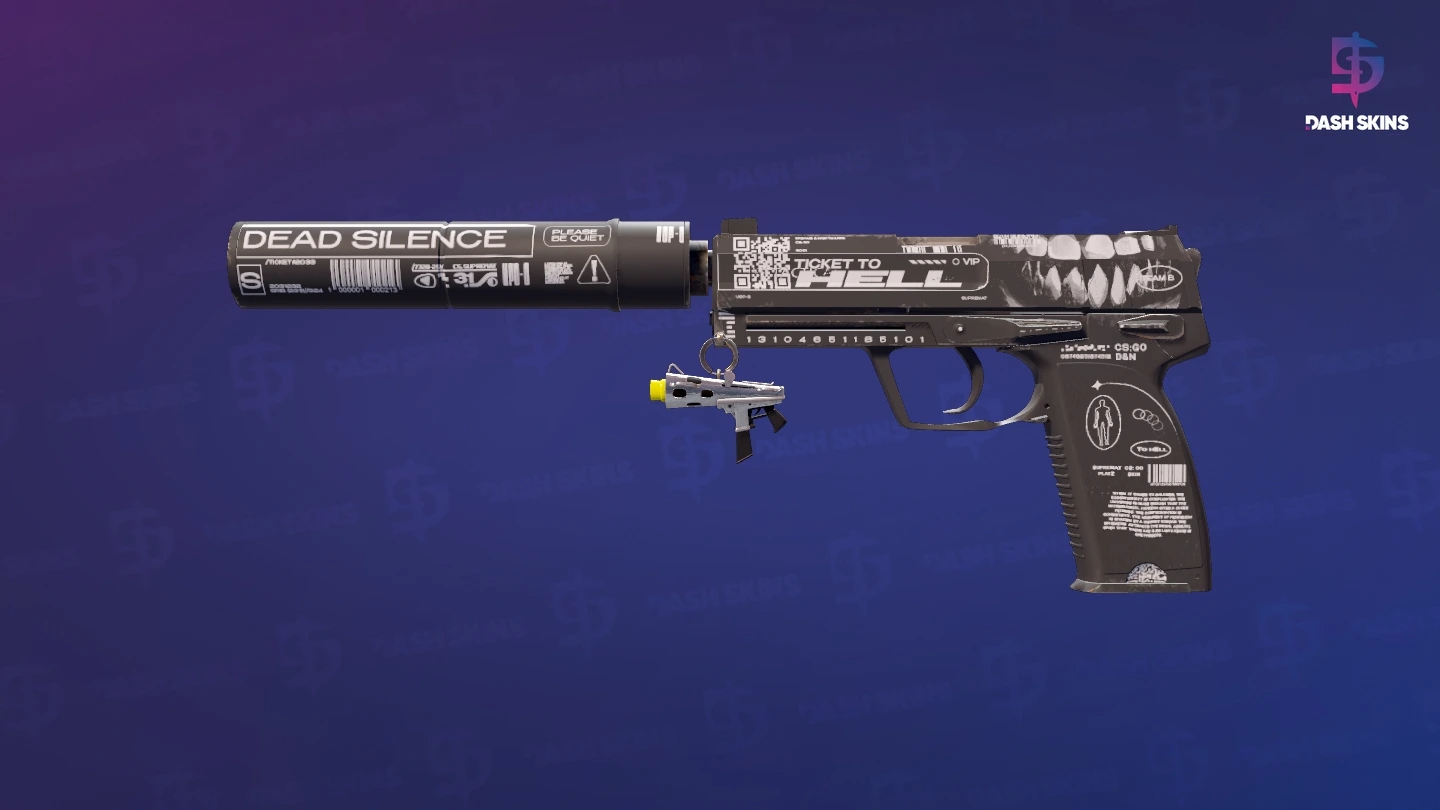 USP-S | Ticket to Hell (Minimal Wear) Screenshot Playside