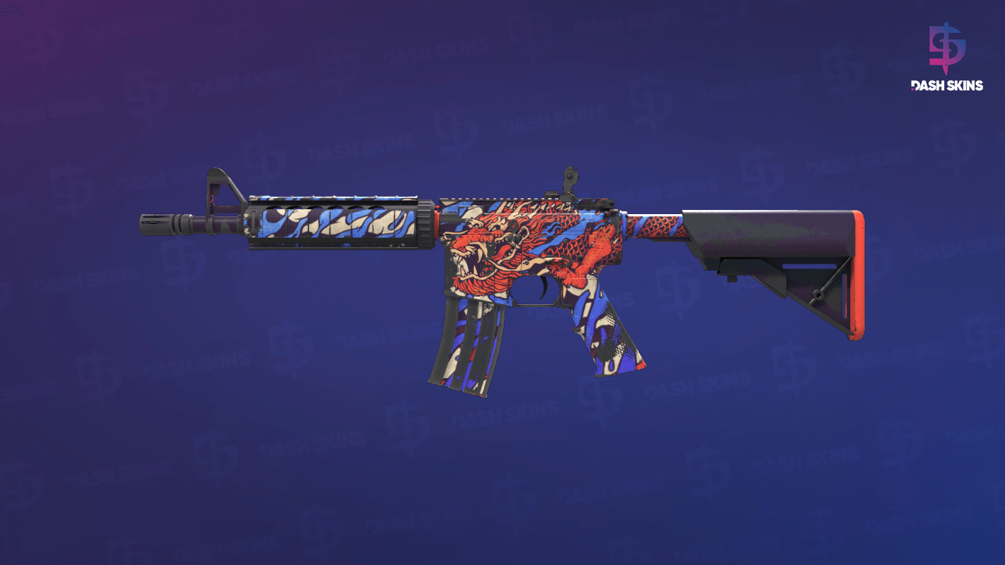 M4A4 | 龍王 (Dragon King) (Field-Tested) Screenshot Playside