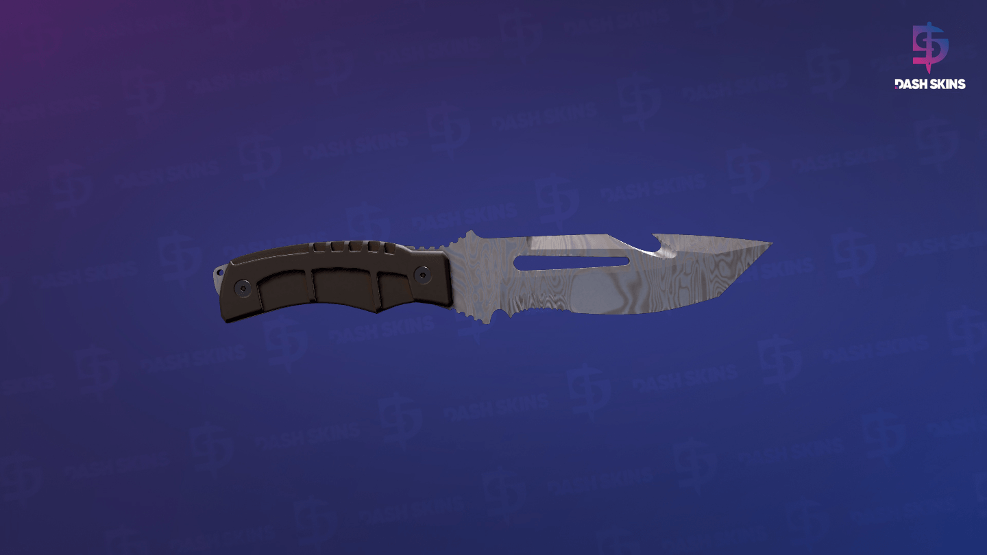 ★ Survival Knife | Damascus Steel (Factory New) Screenshot Playside