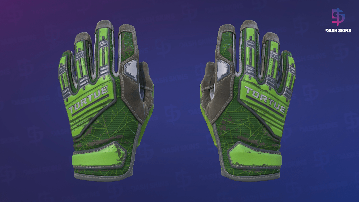 ★ Specialist Gloves | Emerald Web (Well-Worn) Screenshot Playside