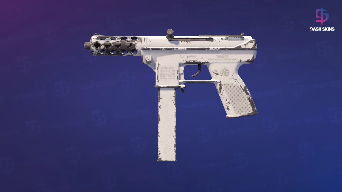 Tec-9 | Whiteout (Field-Tested) Screenshot Playside
