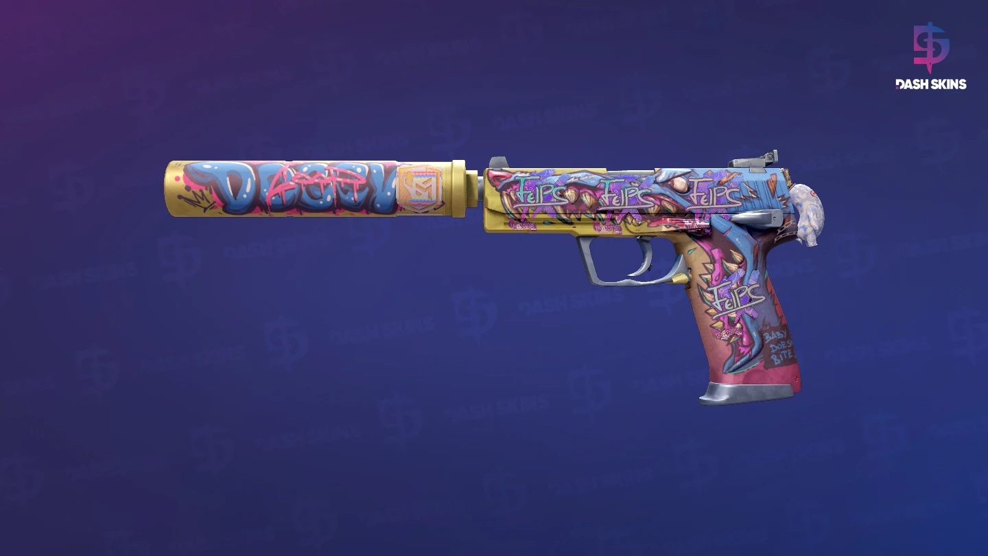 USP-S | Jawbreaker (Minimal Wear) Screenshot Playside