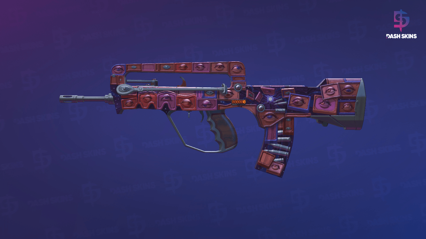StatTrak™ FAMAS | Rapid Eye Movement (Minimal Wear) Screenshot Playside