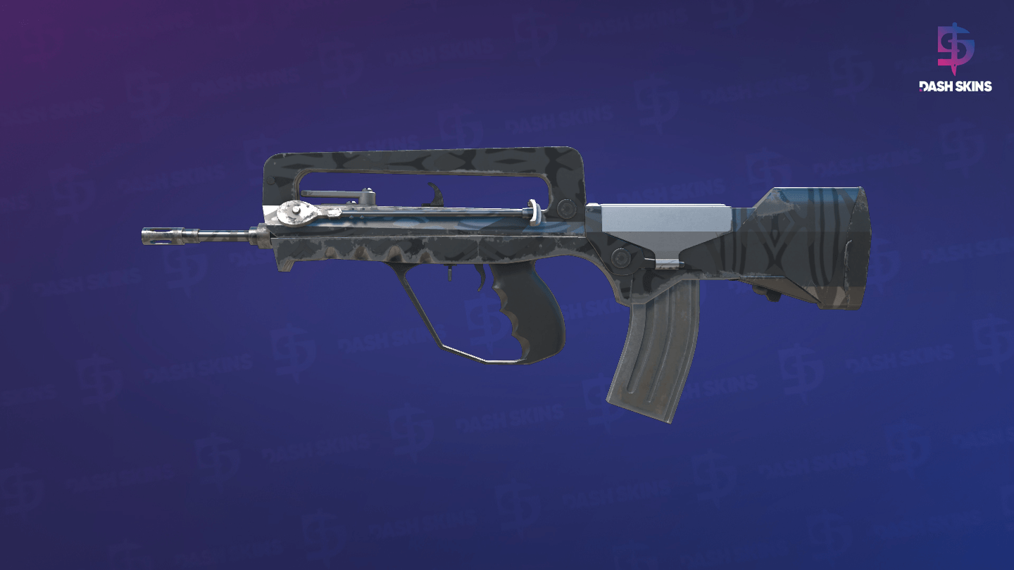 Souvenir FAMAS | Dark Water (Minimal Wear) Screenshot Playside