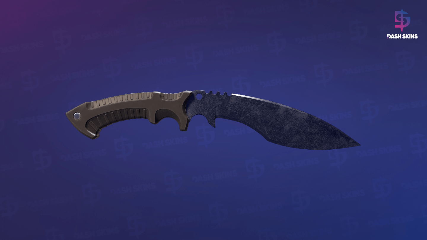 ★ Kukri Knife | Blue Steel (Battle-Scarred) Screenshot Playside