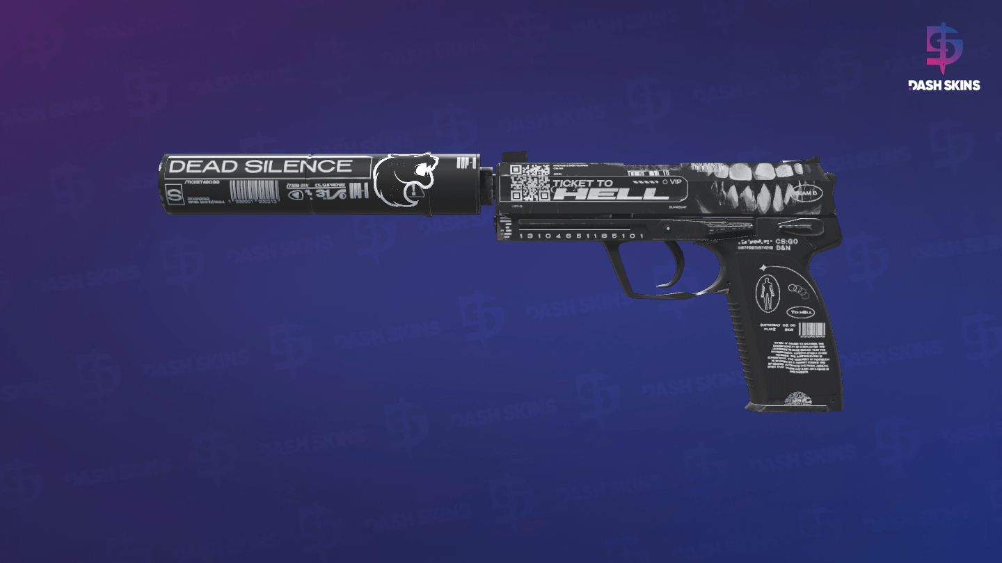 USP-S | Ticket to Hell (Minimal Wear) Screenshot Playside