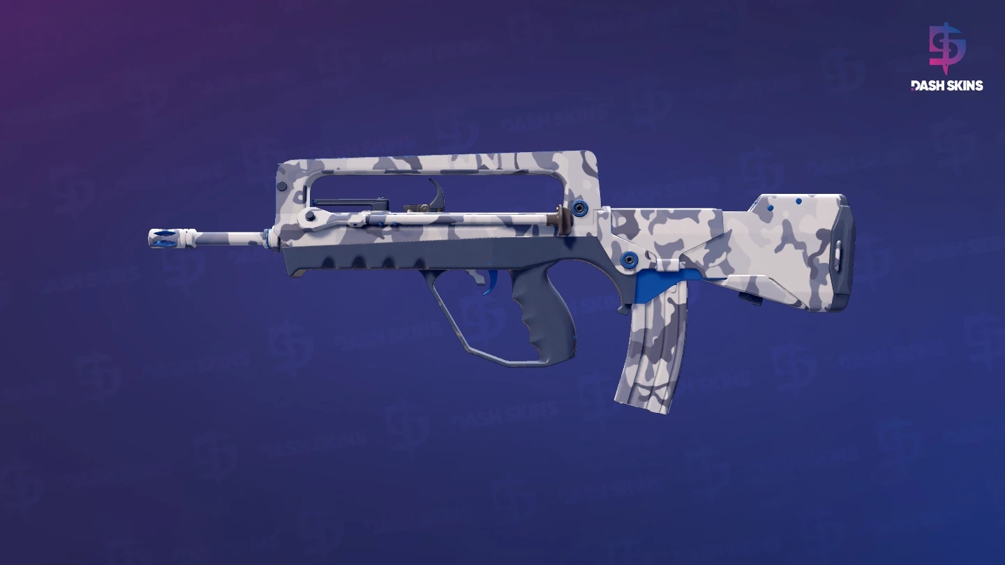 FAMAS | Yeti Camo (Factory New) Screenshot Playside