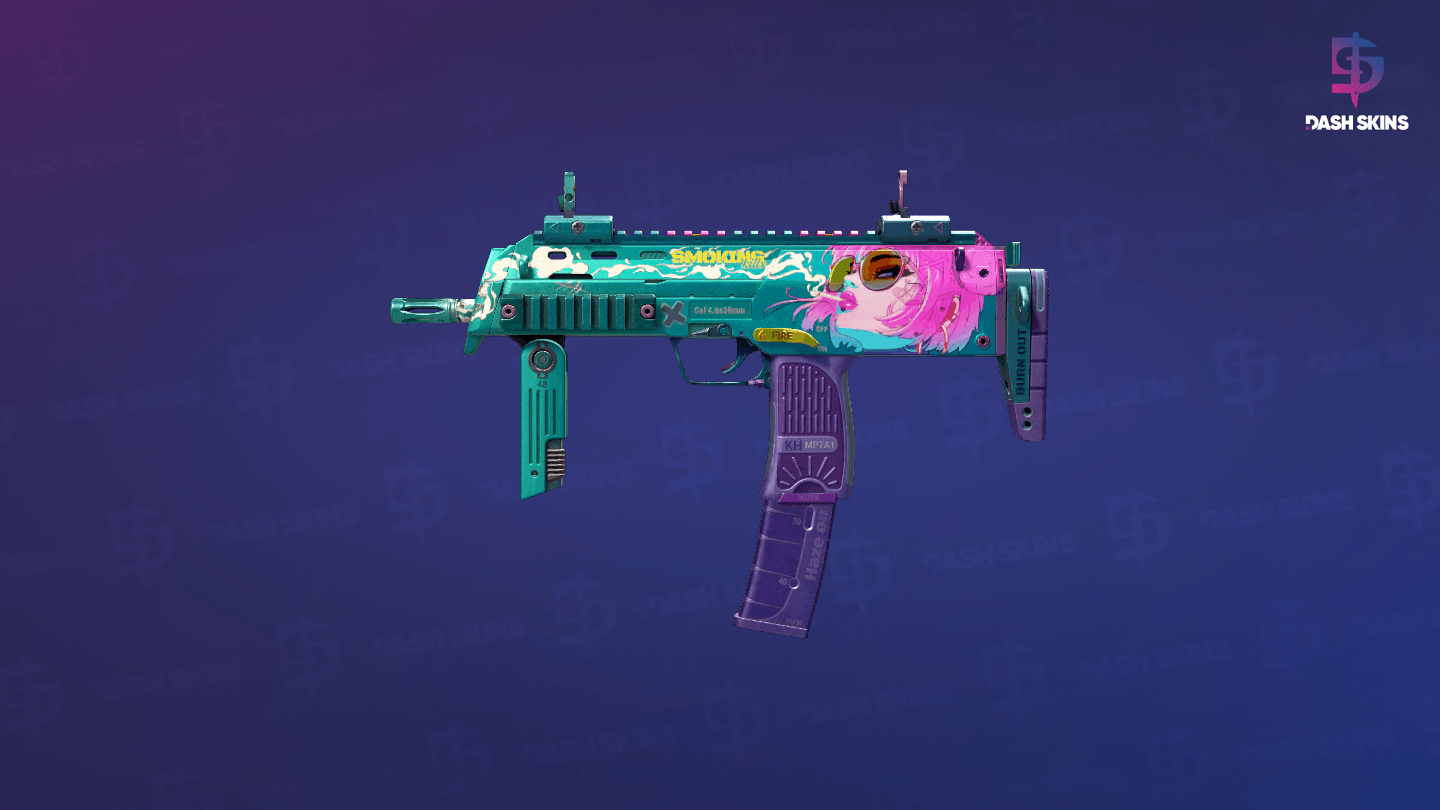 MP7 | Smoking Kills (Field-Tested) Screenshot Playside