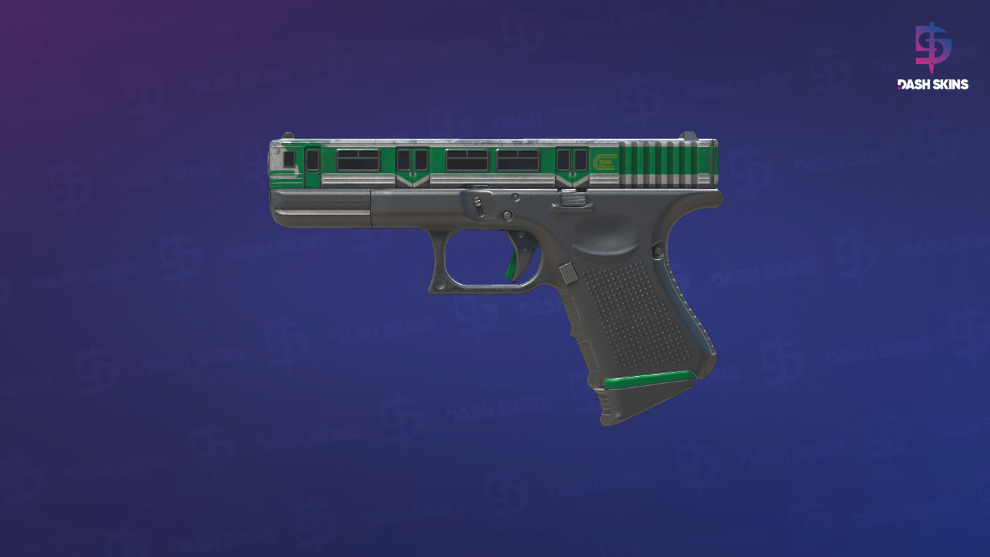 Glock-18 | Green Line (Minimal Wear) Screenshot Playside