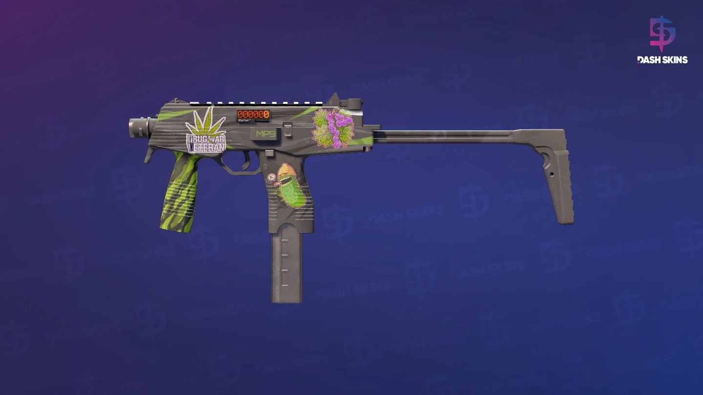StatTrak™ MP9 | Deadly Poison (Well-Worn) Screenshot Playside