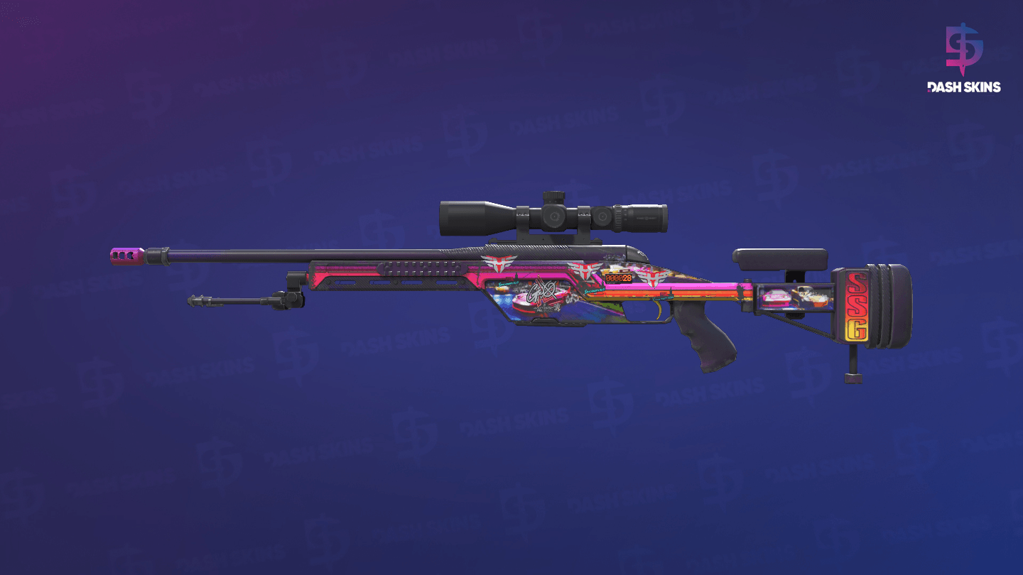 StatTrak™ SSG 08 | Turbo Peek (Field-Tested) Screenshot Playside