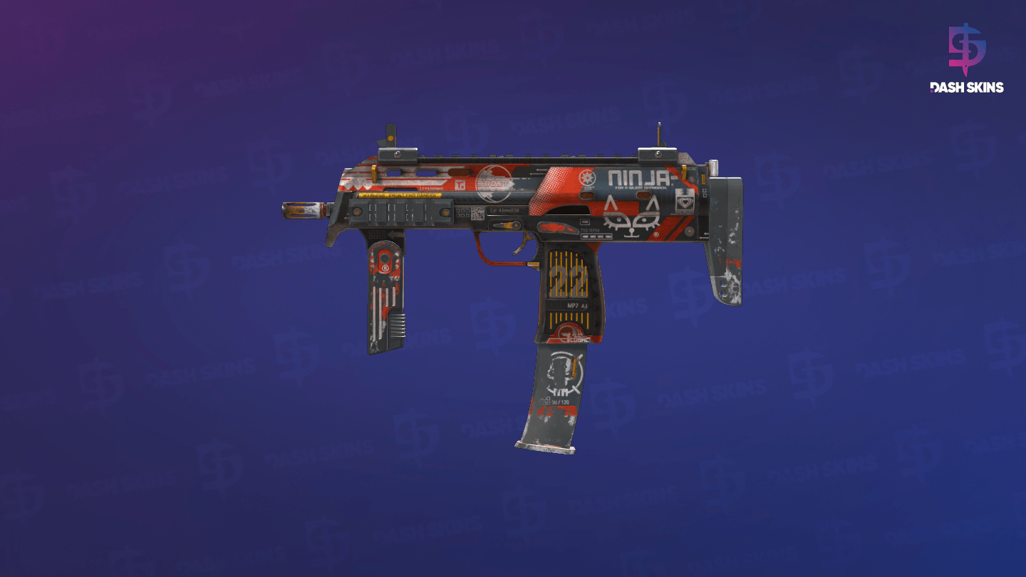 MP7 | Bloodsport (Battle-Scarred) Screenshot Playside
