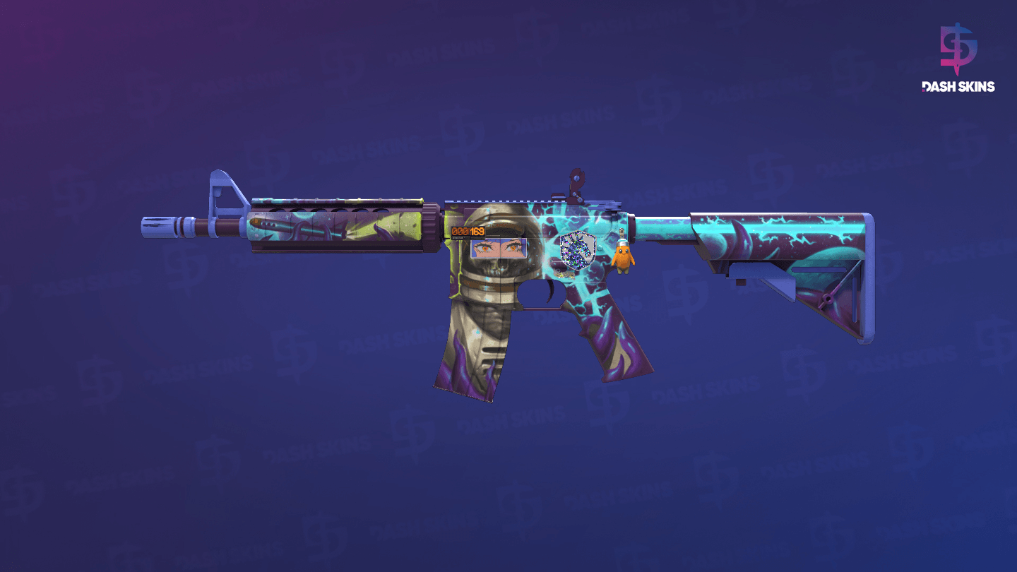 StatTrak™ M4A4 | Desolate Space (Field-Tested) Screenshot Playside