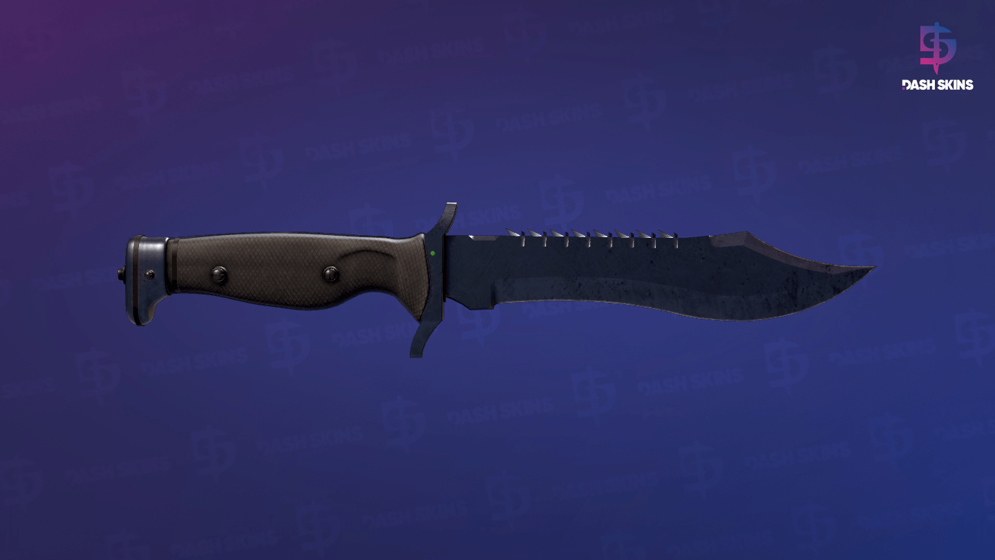 ★ Bowie Knife | Blue Steel (Well-Worn) Screenshot Playside