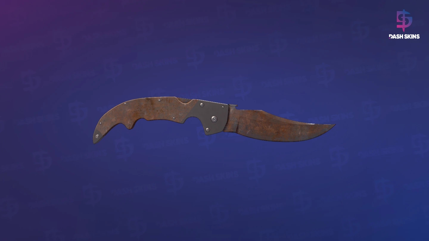 ★ Falchion Knife | Rust Coat (Battle-Scarred) Screenshot Playside