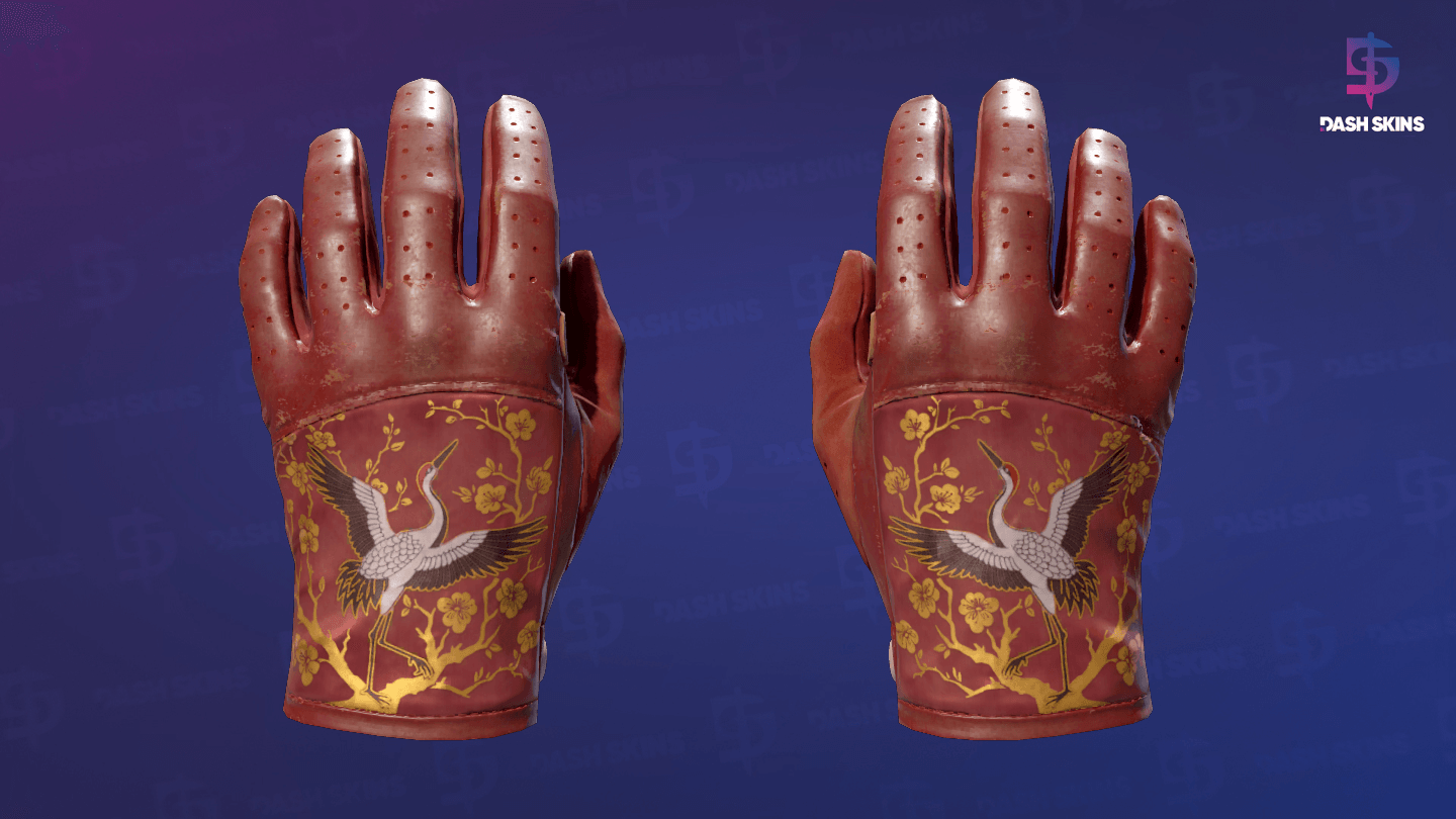 ★ Driver Gloves | Brocade Crane (Field-Tested) Screenshot Playside