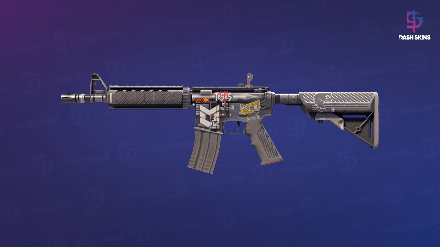 StatTrak™ M4A4 | Magnesium (Well-Worn) Screenshot Playside