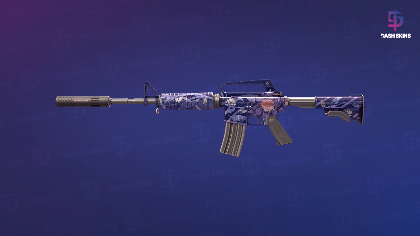 M4A1-S | Black Lotus (Minimal Wear) Screenshot Playside