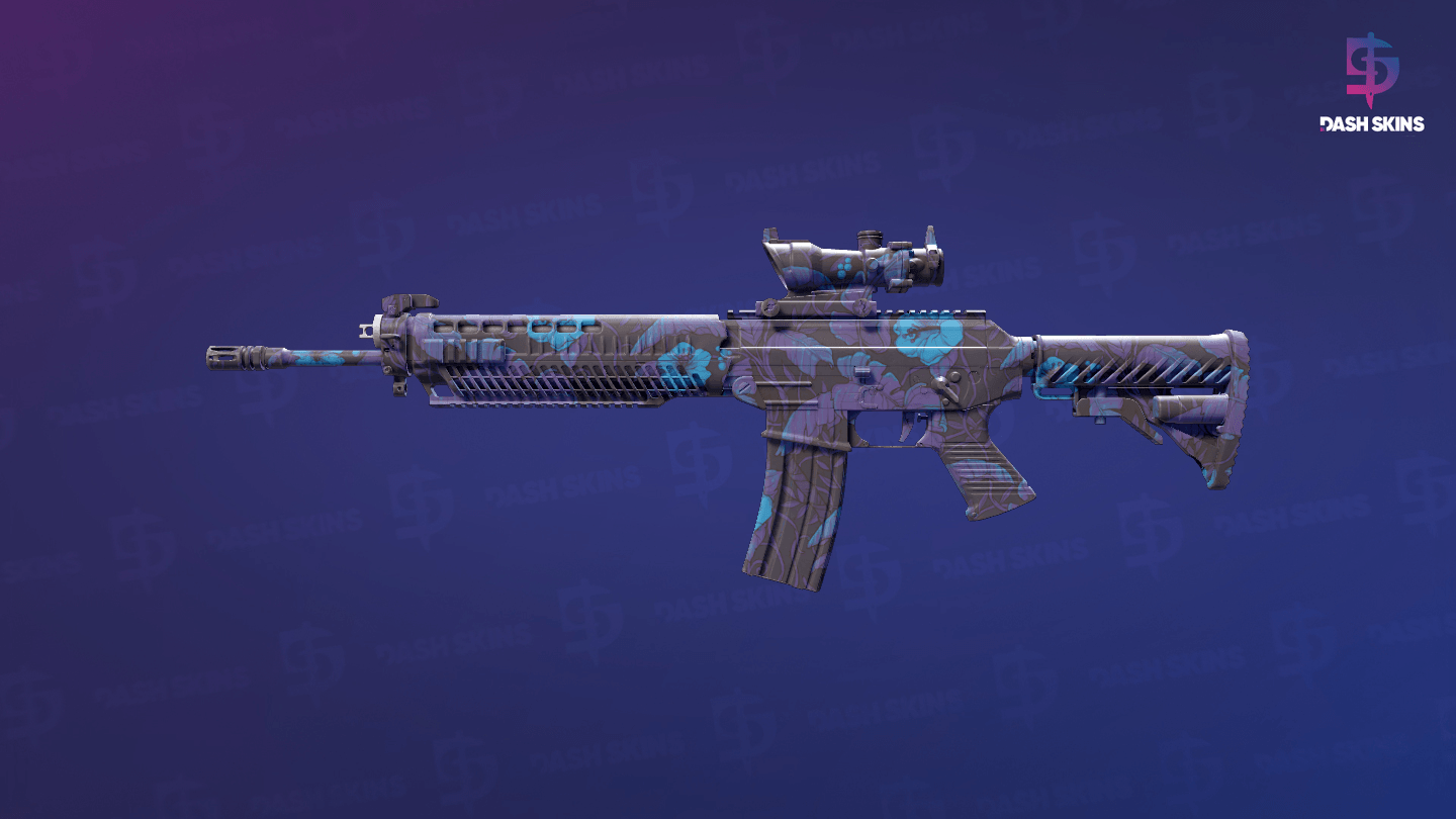 SG 553 | Aloha (Factory New) Screenshot Playside
