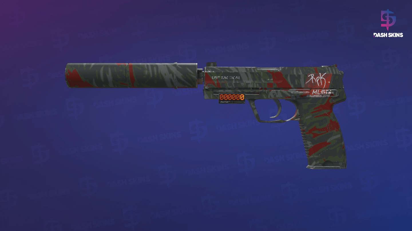 StatTrak™ USP-S | Blood Tiger (Minimal Wear) Screenshot Playside