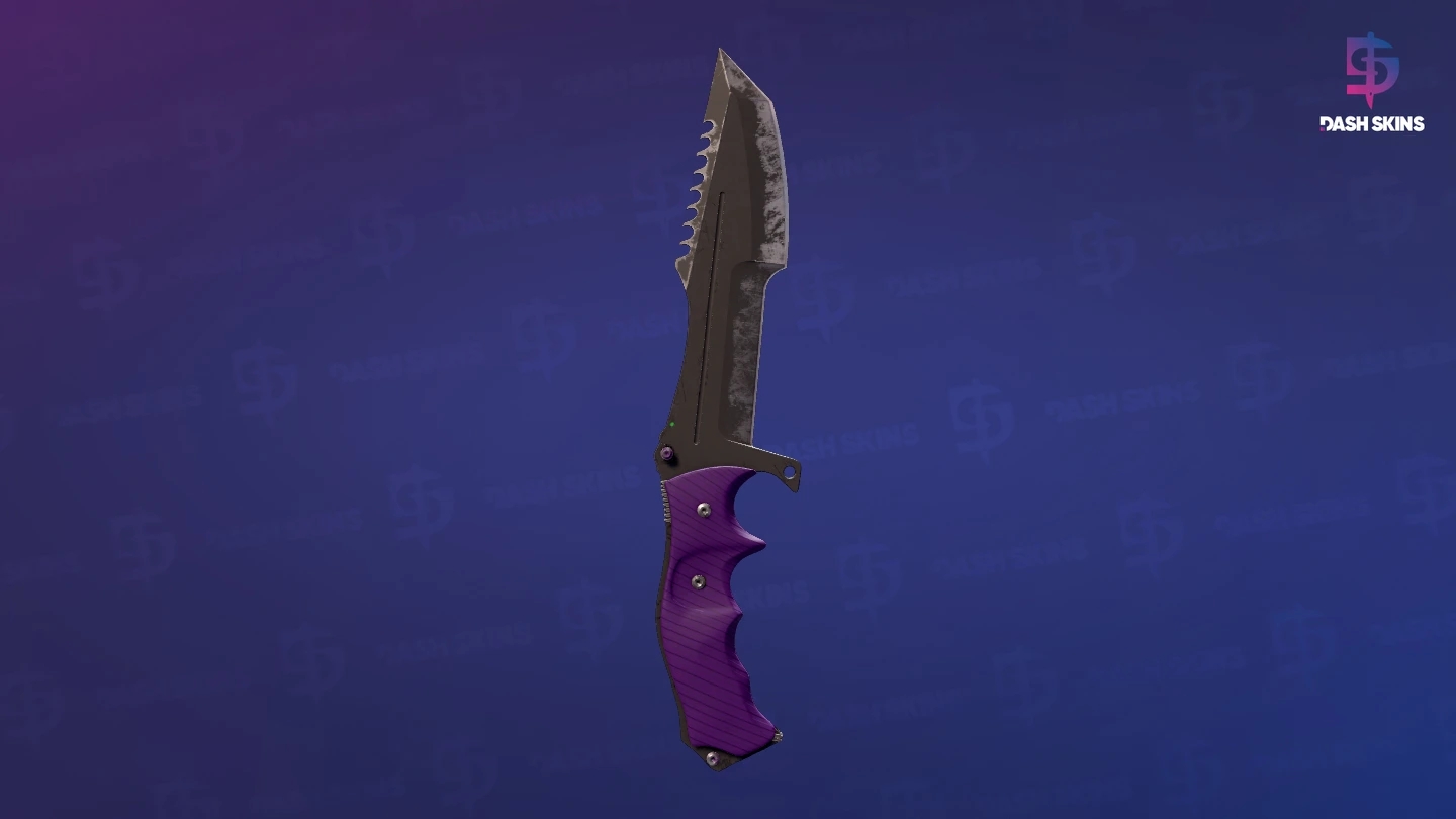 ★ Huntsman Knife | Ultraviolet (Field-Tested) Screenshot Playside