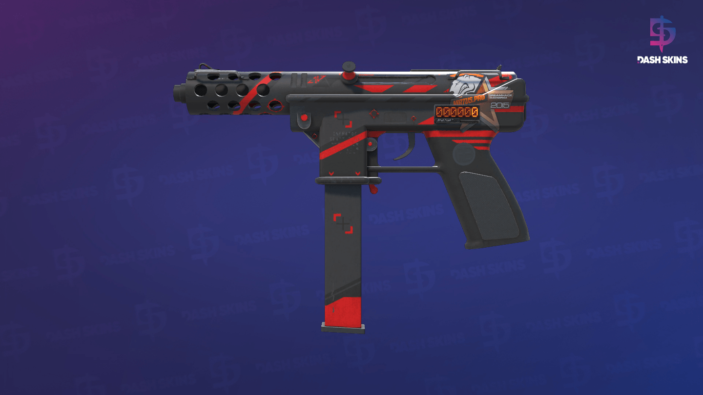 StatTrak™ Tec-9 | Isaac (Well-Worn) Screenshot Playside