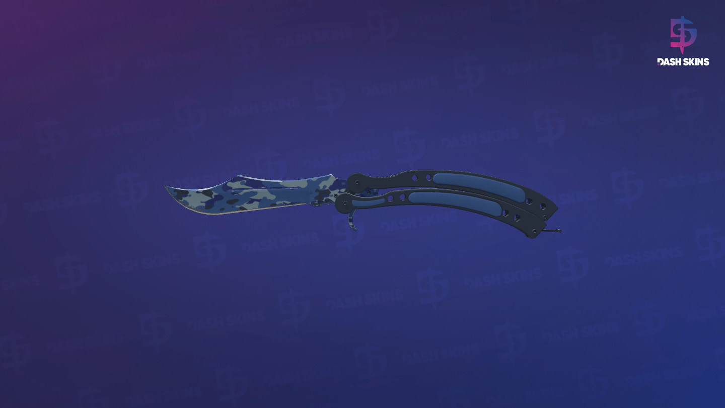 ★ Butterfly Knife | Bright Water (Minimal Wear) Screenshot Playside