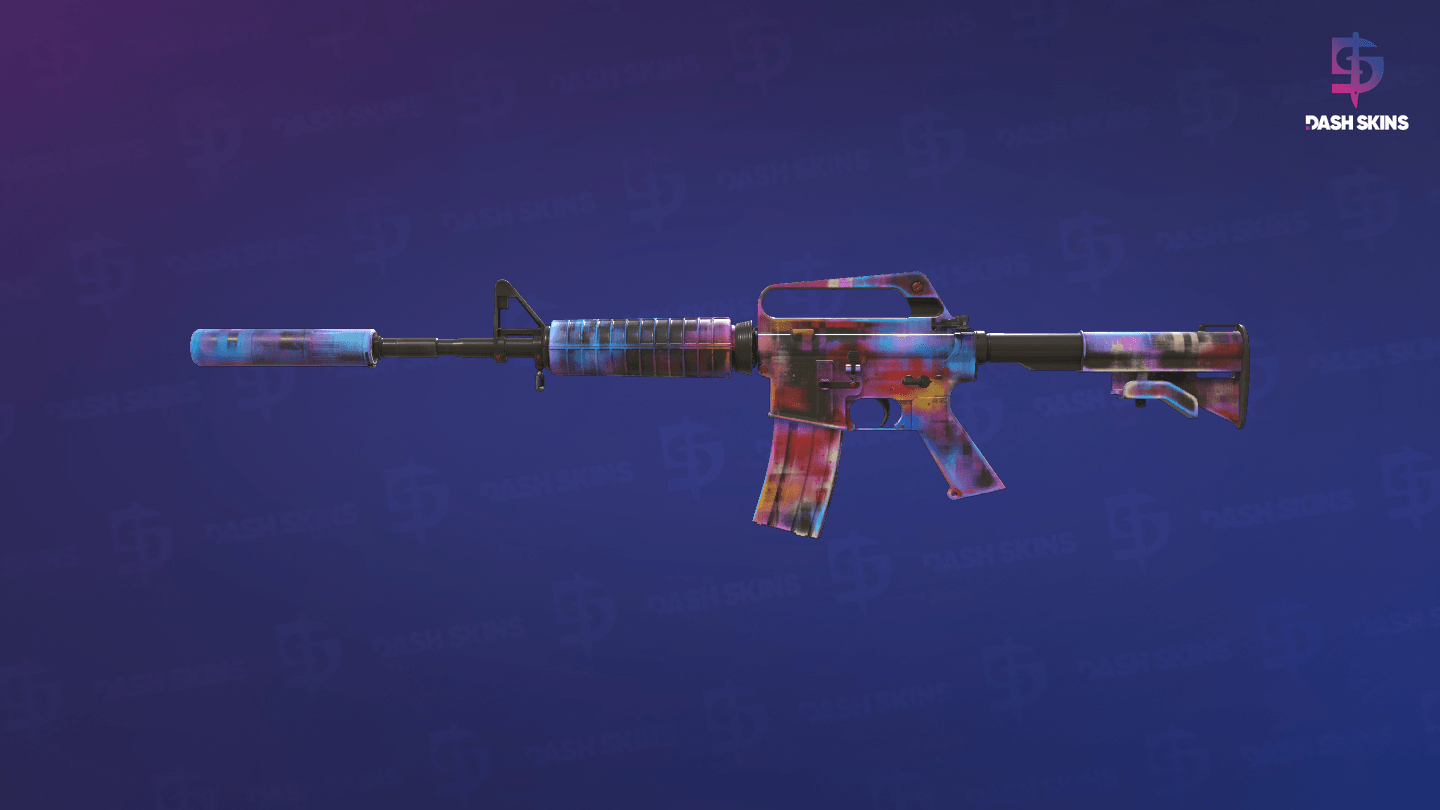 M4A1-S | Glitched Paint (Minimal Wear) Screenshot Playside