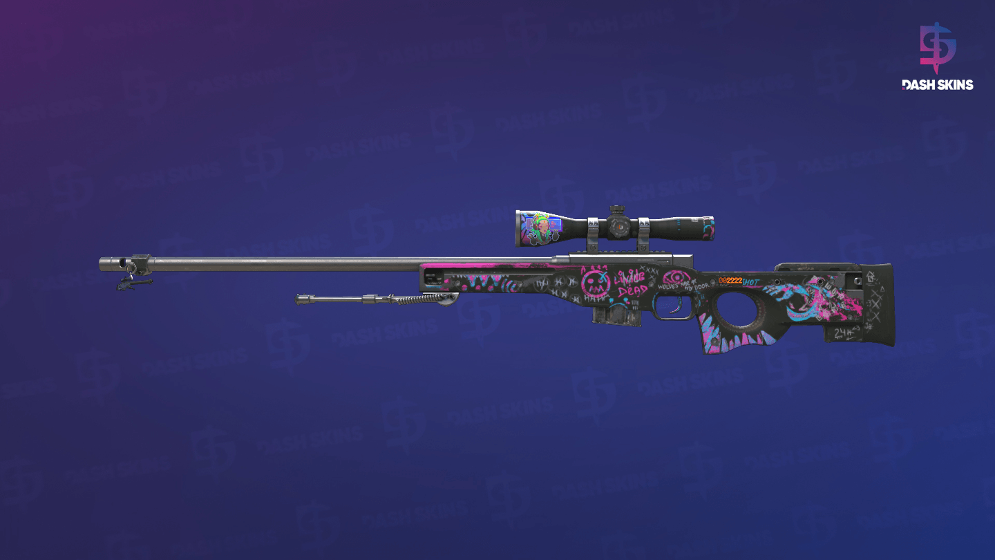StatTrak™ AWP | Fever Dream (Field-Tested) Screenshot Playside