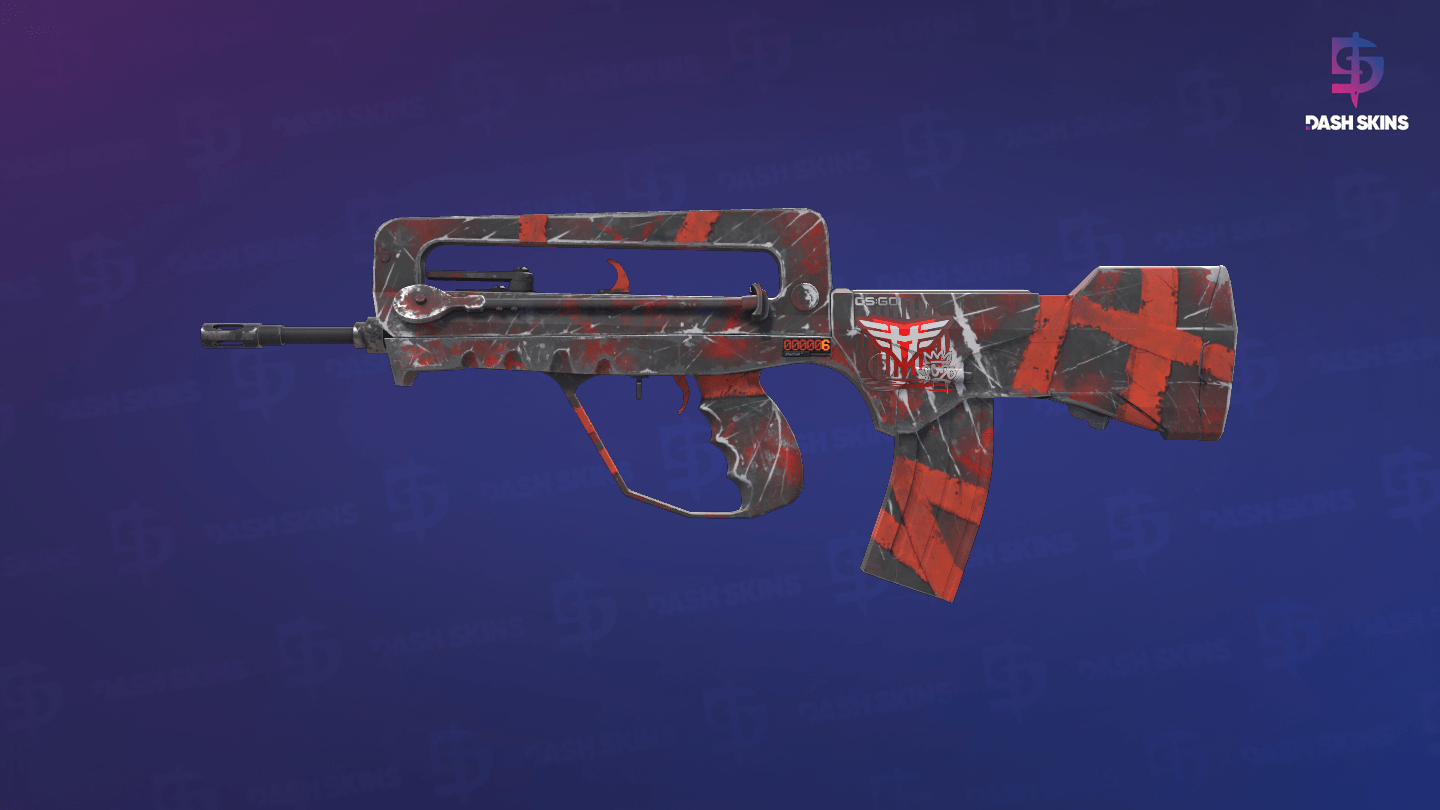 StatTrak™ FAMAS | Survivor Z (Minimal Wear) Screenshot Playside