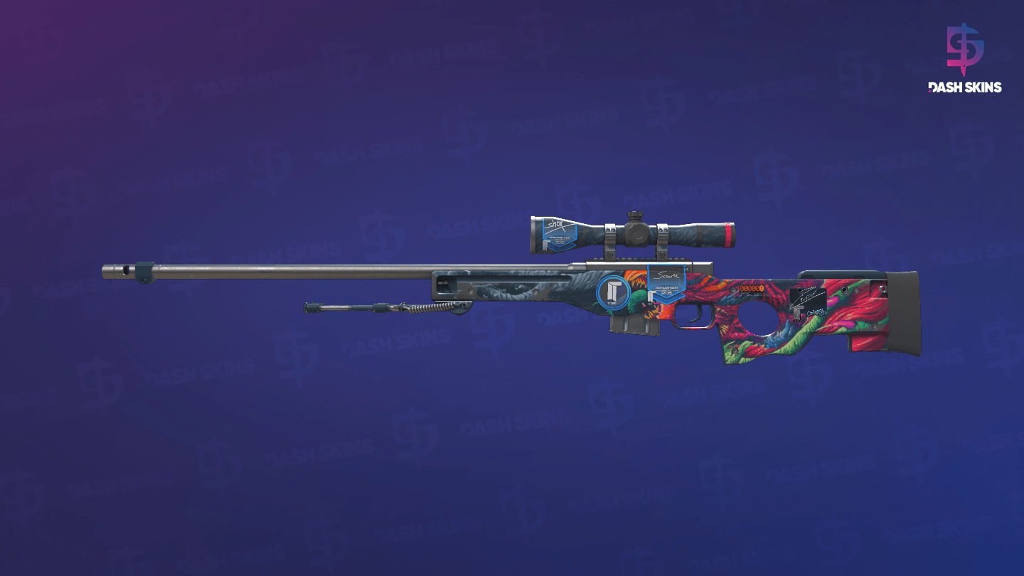 StatTrak™ AWP | Hyper Beast (Field-Tested) Screenshot Playside